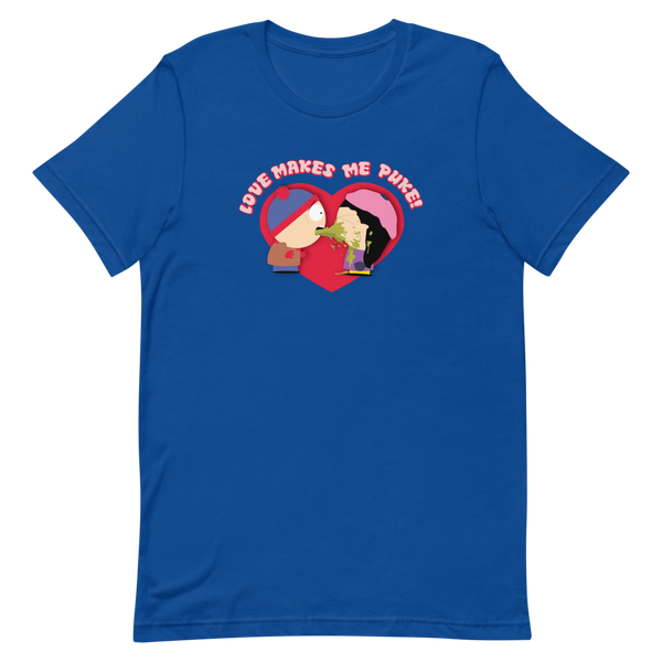 South Park Love Makes Me Puke Short Sleeve T-Shirt