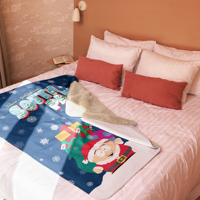 South Park Season Greetings Sherpa Blanket