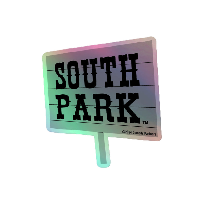 South Park Logo Holo Sticker