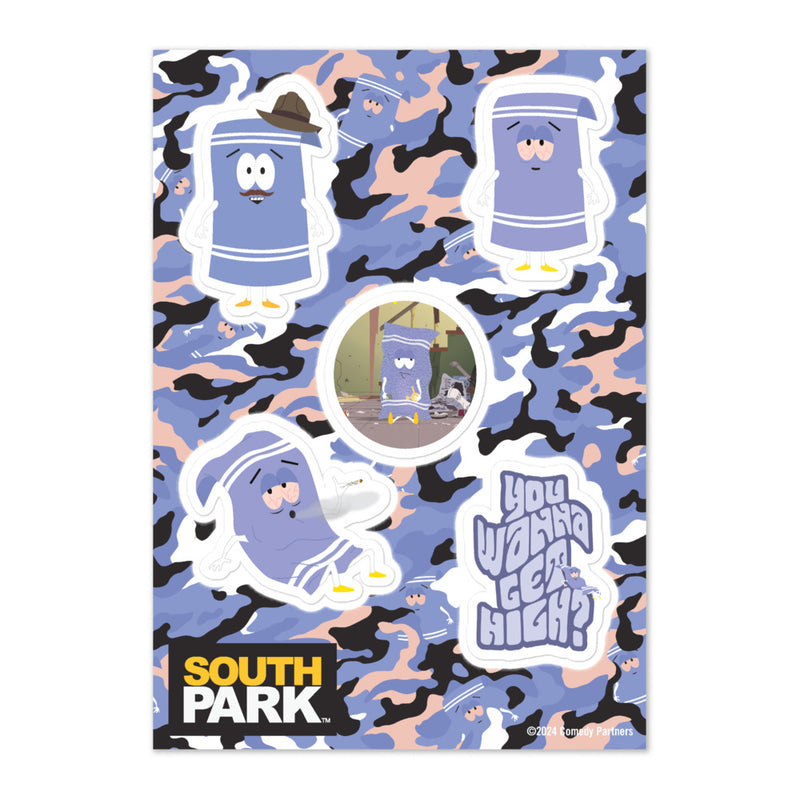 South Park Towelie Sticker Sheet