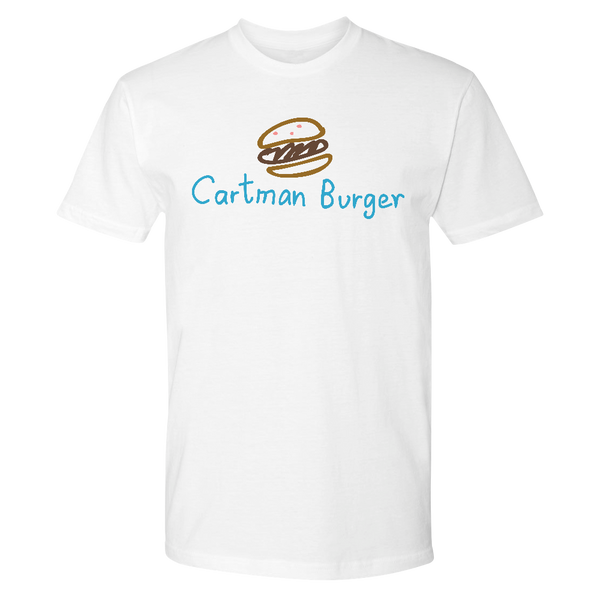 South Park Cartman Burger Adult Short Sleeve T-Shirt