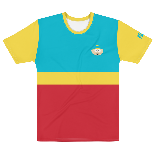 South Park Cartman Color Block Unisex Short Sleeve T-Shirt