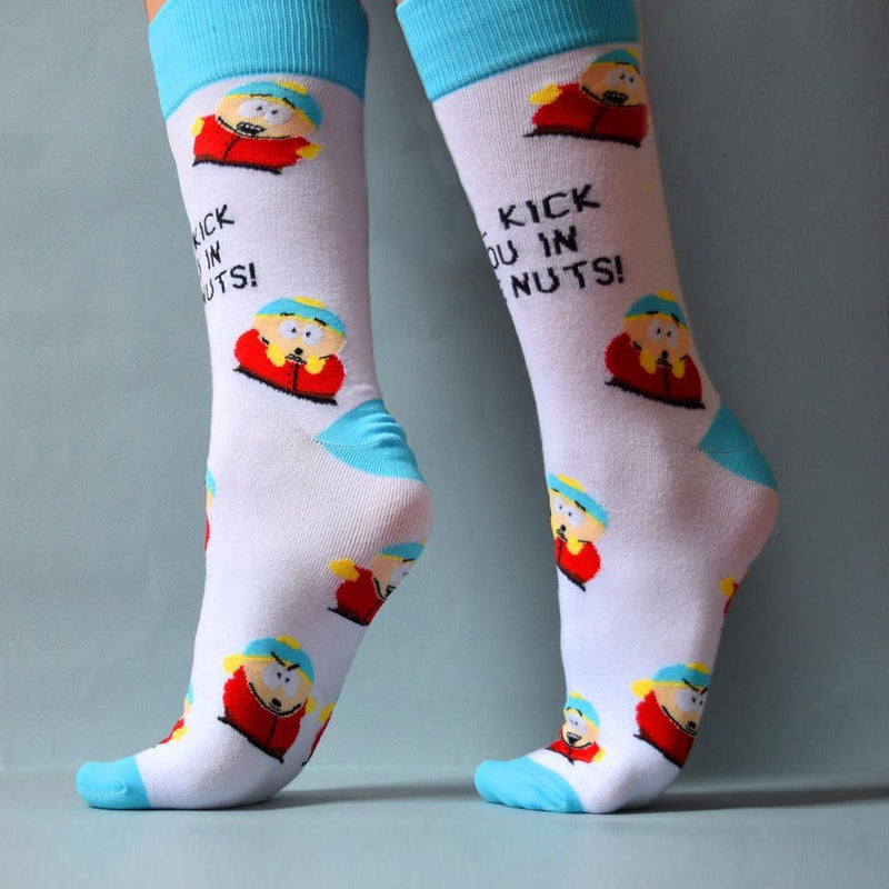 South Park Cartman Kick You in the Nuts Socks
