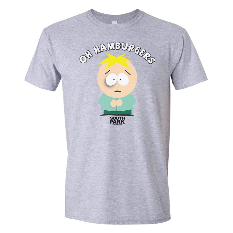 South Park Butters Oh Hamurgers Men's Short Sleeve T-Shirt