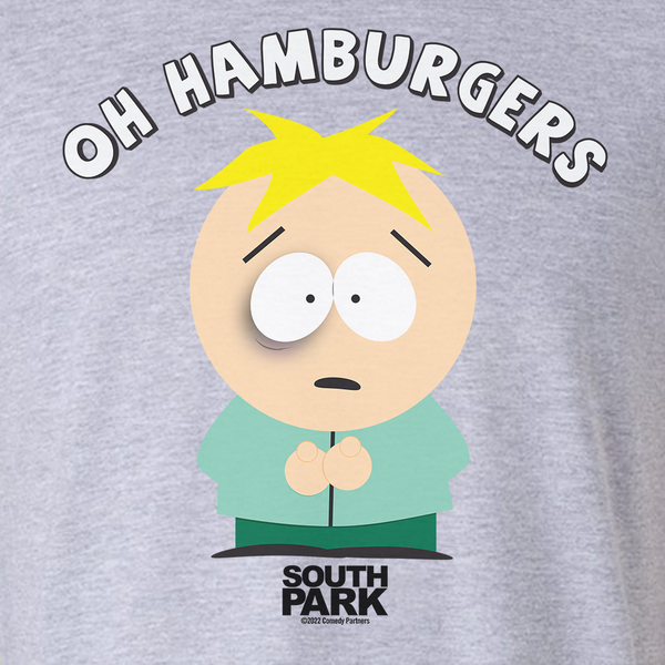 South Park Butters Oh Hamurgers Men's Short Sleeve T-Shirt