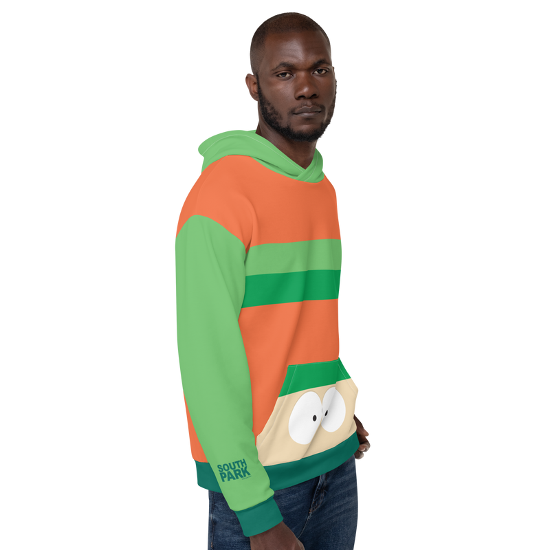 South Park Kyle Color Block Unisex Hooded Sweatshirt