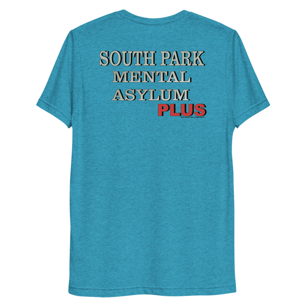 South Park Mental Asylum Plus Adult Tri-Blend T-Shirt