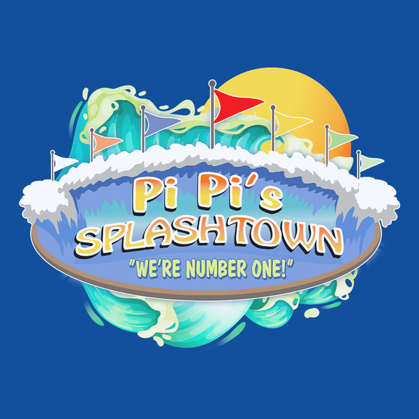 South Park Pi Pi's Splashtown Men's Short Sleeve T-Shirt