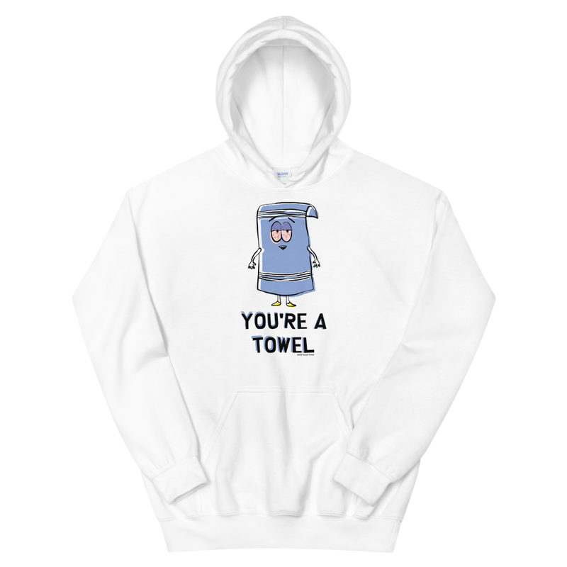 South Park Towelie Lightweight Hooded Sweatshirt White M