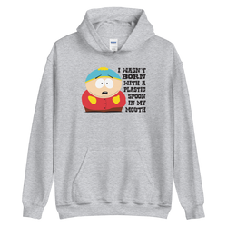 South Park Cartman Born with a Plastic Spoon Hooded Sweatshirt