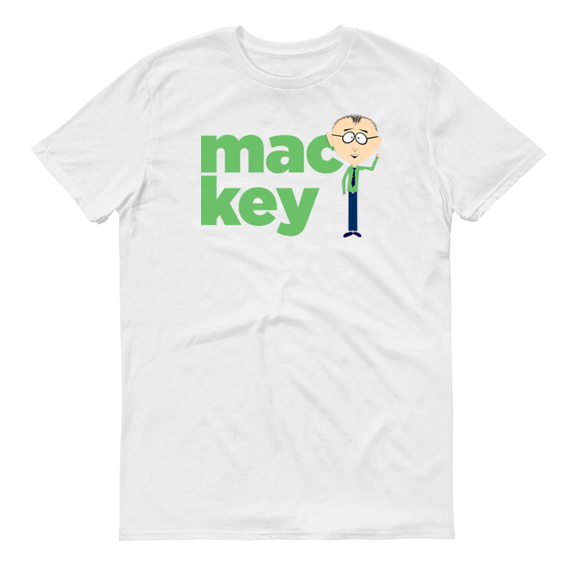 South Park Mackey Name Adult Short Sleeve T-Shirt